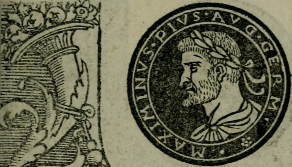 An illustration from Illvstrivm imagines, 1517, leaf 176