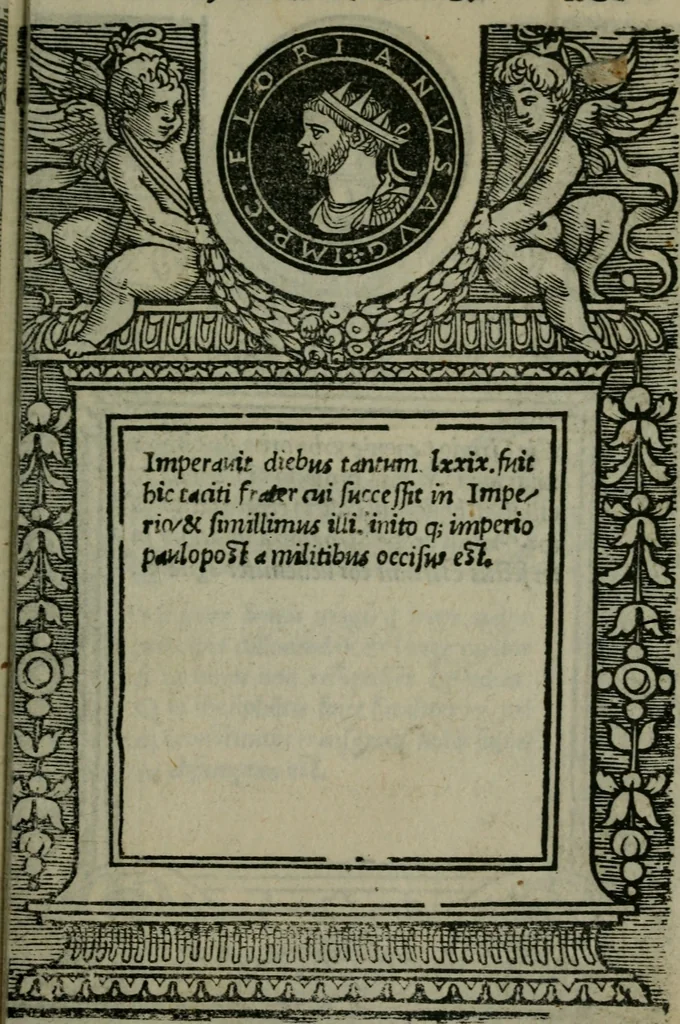 An illustration from Illvstrivm imagines, 1517, leaf 188