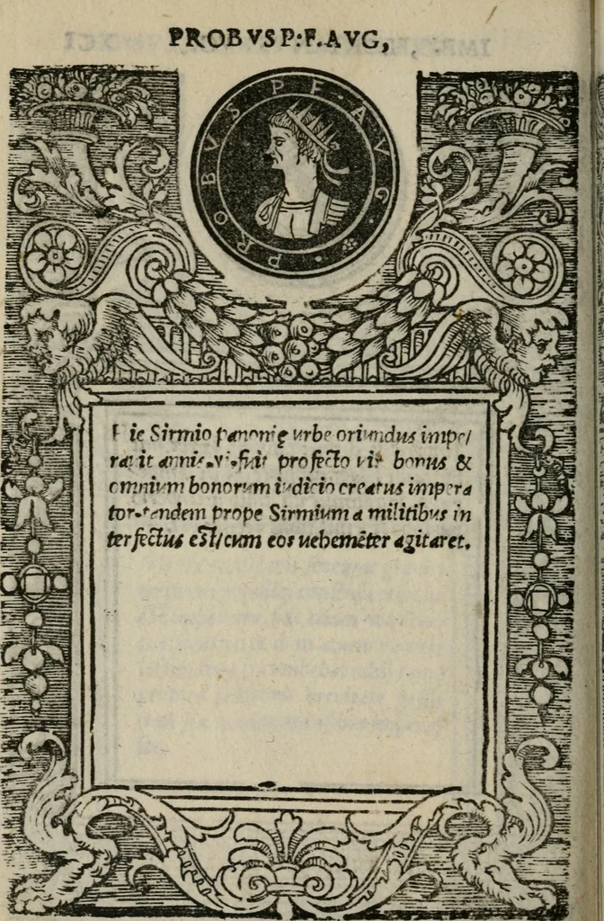 An illustration from Illvstrivm imagines, 1517, leaf 189