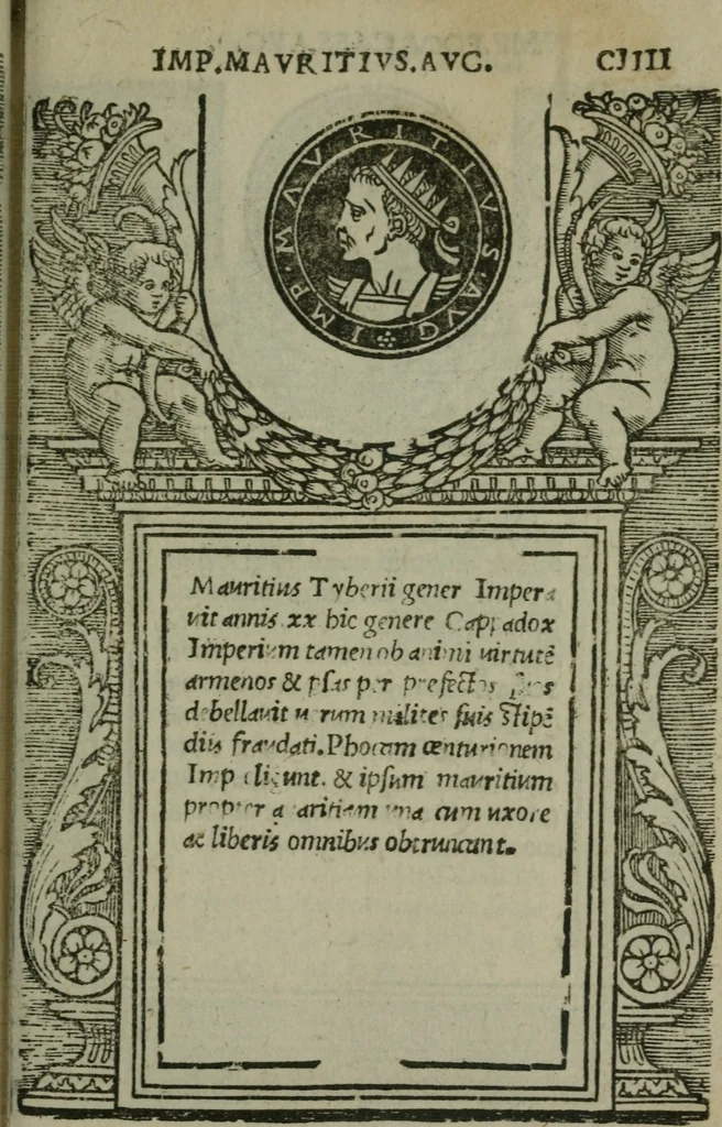 An illustration from Illvstrivm imagines, 1517, leaf 214