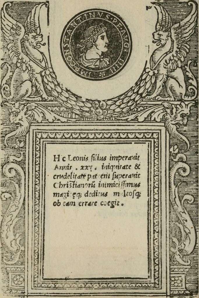 An illustration from Illvstrivm imagines, 1517, leaf 225