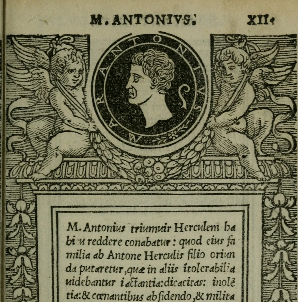 An illustration from Illvstrivm imagines, 1517, leaf 30