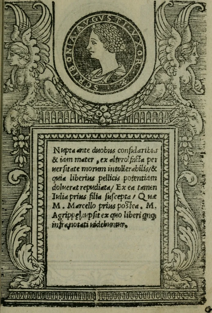 An illustration from Illvstrivm imagines, 1517, leaf 56