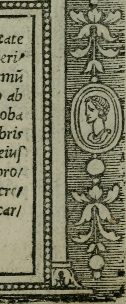 An illustration from Illvstrivm imagines, 1517, leaf 58