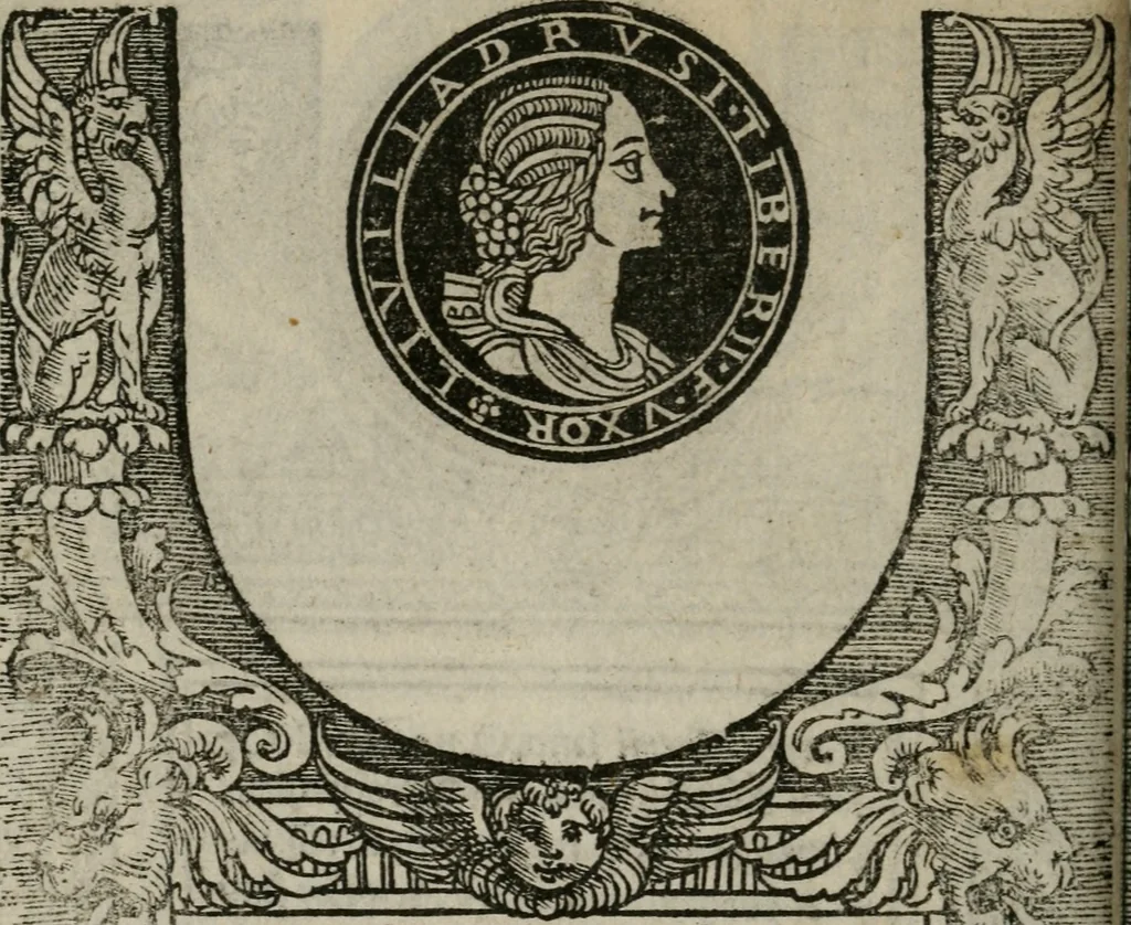 An illustration from Illvstrivm imagines, 1517, leaf 63