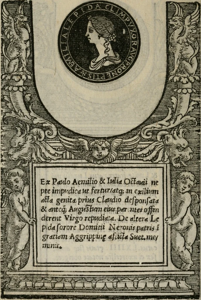 An illustration from Illvstrivm imagines, 1517, leaf 85