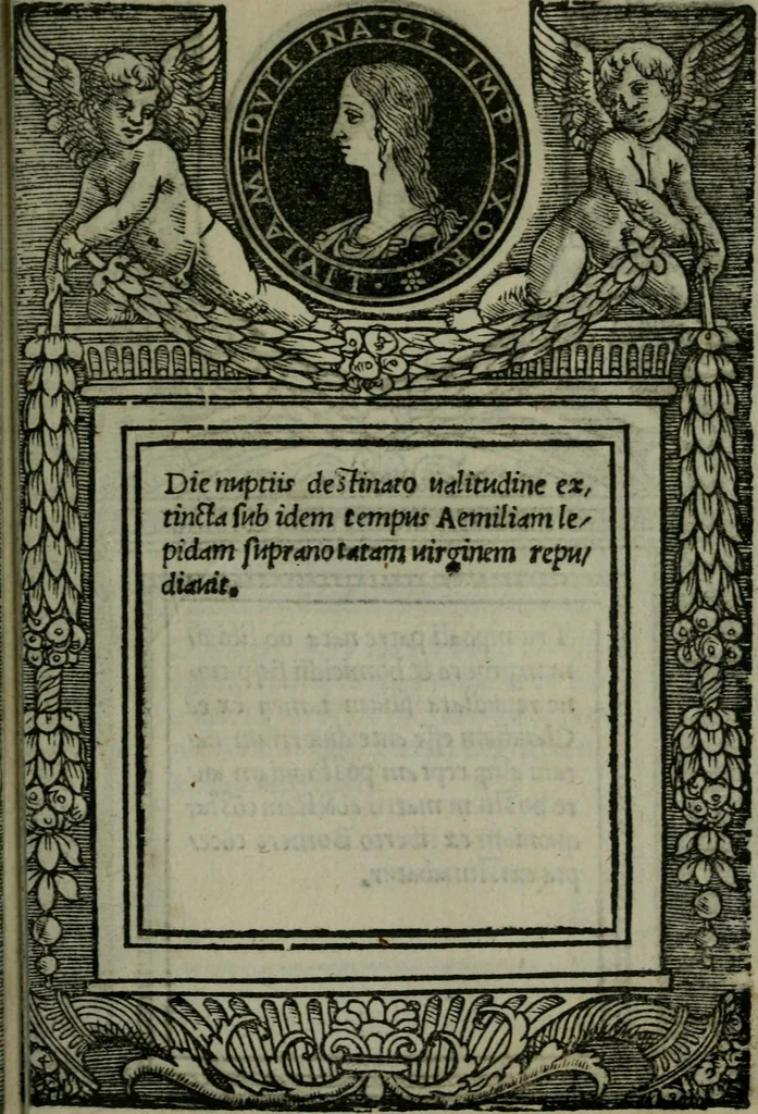 An illustration from Illvstrivm imagines, 1517, leaf 86