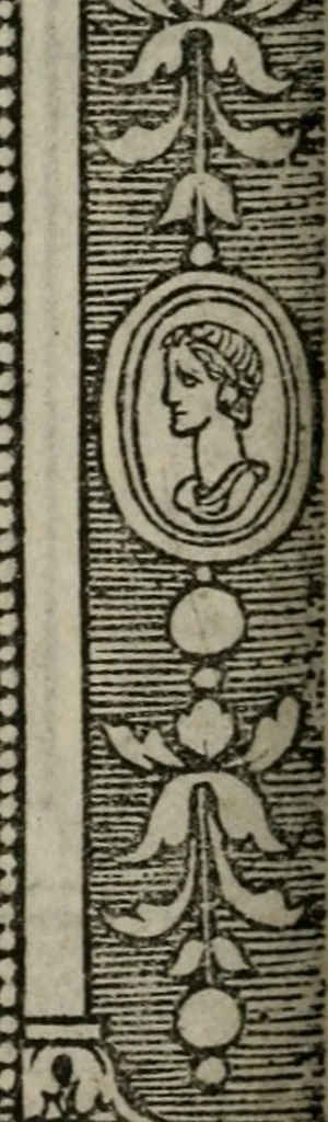 An illustration from Illvstrivm imagines, 1517, leaf 87