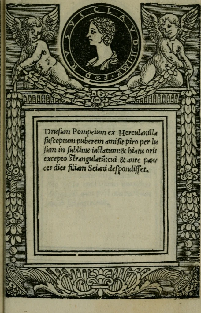 An illustration from Illvstrivm imagines, 1517, leaf 92