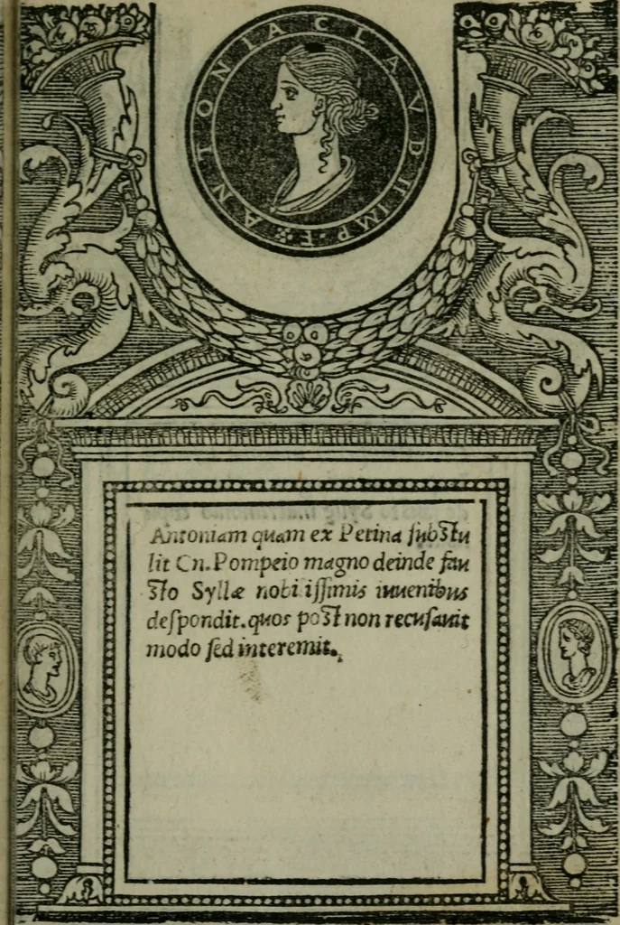 An illustration from Illvstrivm imagines, 1517, leaf 94