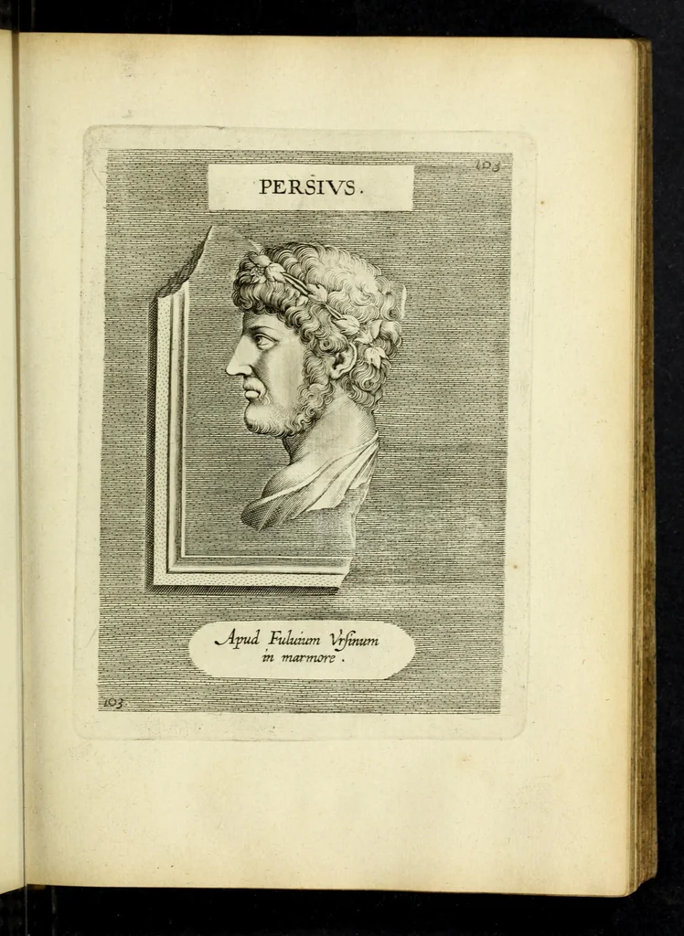 An illustration from Illvstrivm imagines, ex antiquis marmoribus, nomismatibus, et gemmis expressae: quæ exstant Romæ, maior pars apud Fulvium Vrsinvm : editio altera, aliquot imaginibus, et I. Fabri ad singulas commentario, auctior atque illustrior, 1598, leaf 221