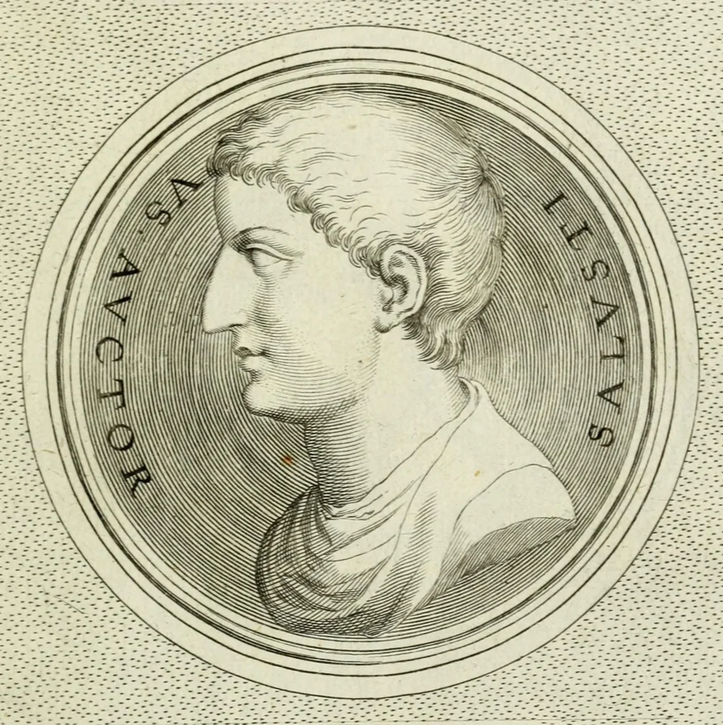 An illustration from Illvstrivm imagines, ex antiquis marmoribus, nomismatibus, et gemmis expressae: quæ exstant Romæ, maior pars apud Fulvium Vrsinvm : editio altera, aliquot imaginibus, et I. Fabri ad singulas commentario, auctior atque illustrior, 1598, leaf 271