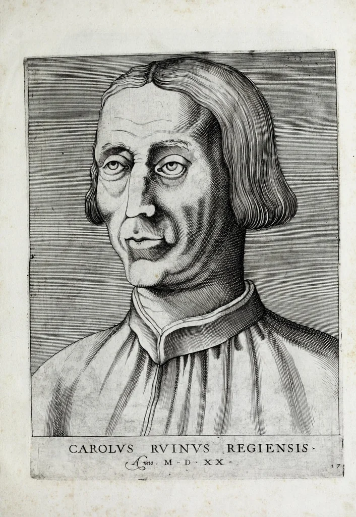 An illustration from Illvstrivm ivreconsvltorvm imagines : qvae inveniri potvervnt ad vivam effigiem expressae : ex musaeo Marci Mantuae Benauidij Patauini iureconsulti clarissimi, 1566, leaf 41
