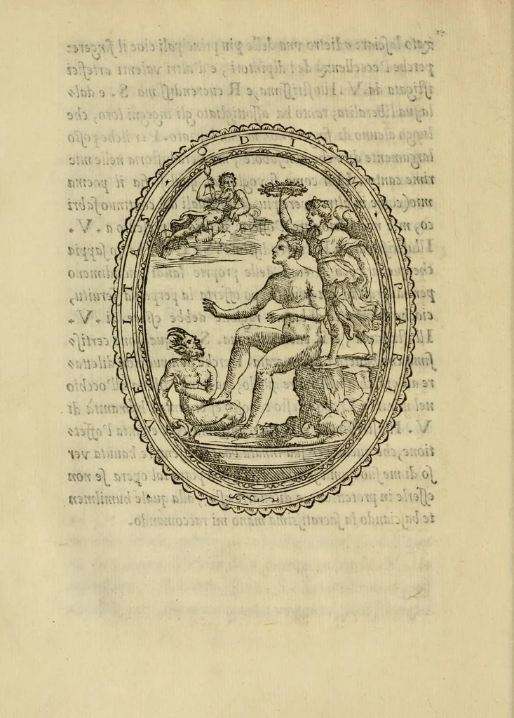 An illustration from Il magno palazzo del cardinale di Trento, 1539, leaf 10