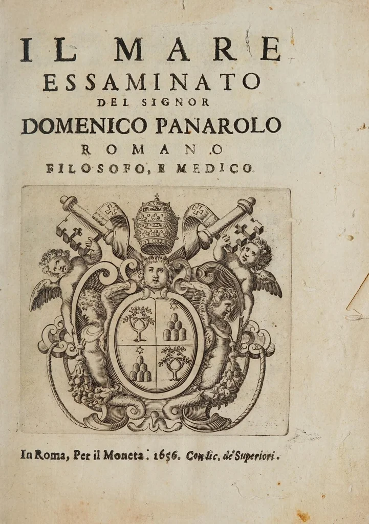 An illustration from Il mare essaminato, 1656, leaf 5