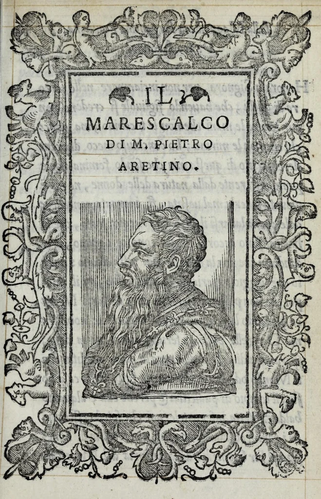 An illustration from Il Marescalco, 1537, leaf 5