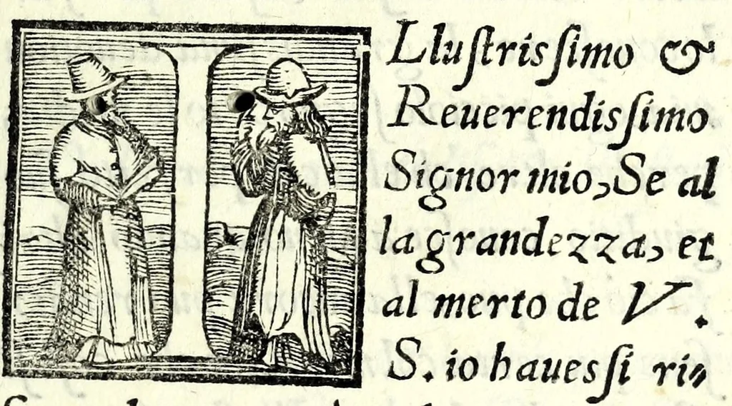 An illustration from Il marinaio : comedia nova, 1550, leaf 5