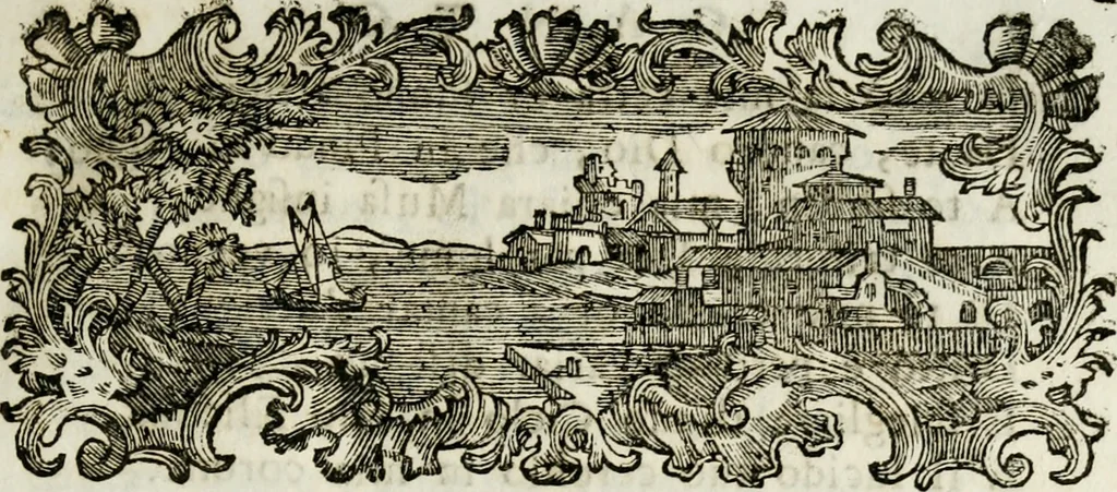 An illustration from Il mondo della luna. Poema eroico-comico, 1754, leaf 22