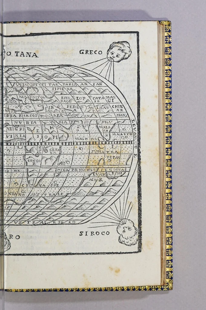An illustration from Il mondo e sue parti cioe Europa, Affrica, Asia, et America. : Nel quale, oltre alle tauole in disegno, si discorre delle sue prouincie, regni, regioni, città ... e costumi., 1595, leaf 35