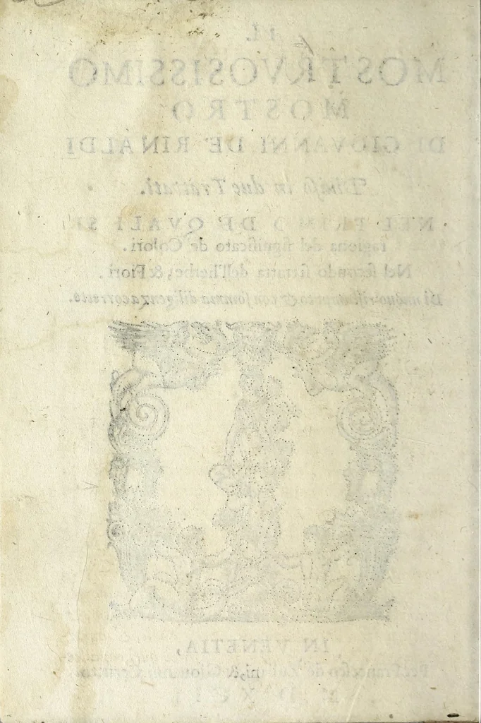 An illustration from Il mostrvosissimo mostro, 1592, leaf 6