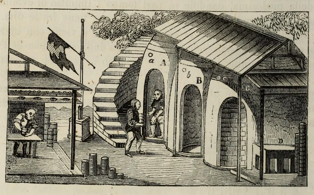 An illustration from Il museo delle scienze e della arti, 1860, leaf 408