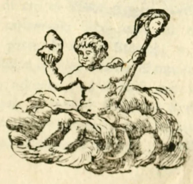 An illustration from Il Naufragio felice allo scoglio del disinganno; ossia, La storia comica, morale e istruttiva de' strepitosi avvenimenti di Alfonso de Rodrigues, scritta da lui medesimo e data in luce da G.D.M, leaf 7