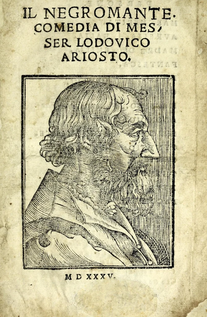 An illustration from Il negromante : comedia, 1535, leaf 3