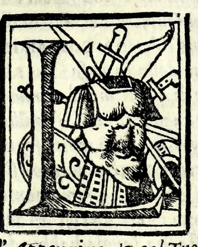 An illustration from Il padre afflitto, 1578, leaf 15