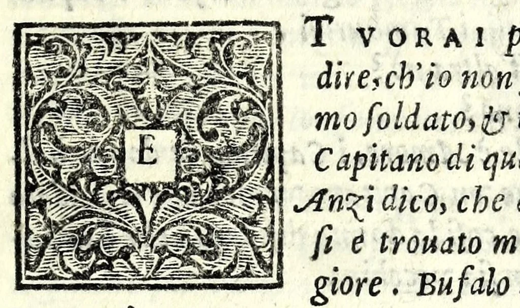 An illustration from Il padre afflitto, 1578, leaf 49