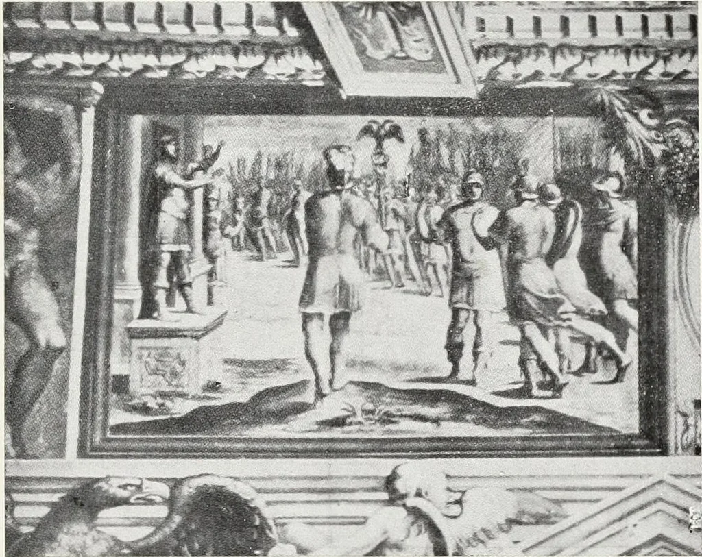 An illustration from Il Palazzo Vidoni in Roma appartenente al conte Filippo Vitali : monografia storica con illustrazioni, 1905, leaf 42