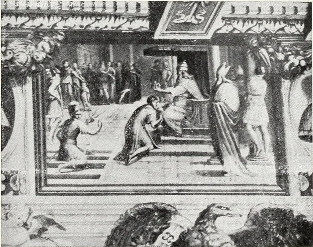 An illustration from Il Palazzo Vidoni in Roma appartenente al conte Filippo Vitali : monografia storica con illustrazioni, 1905, leaf 42
