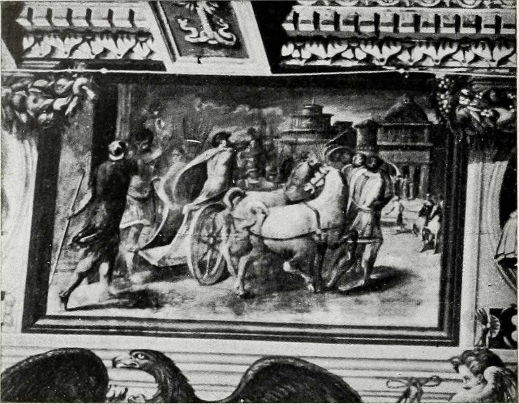 An illustration from Il Palazzo Vidoni in Roma appartenente al conte Filippo Vitali : monografia storica con illustrazioni, 1905, leaf 43