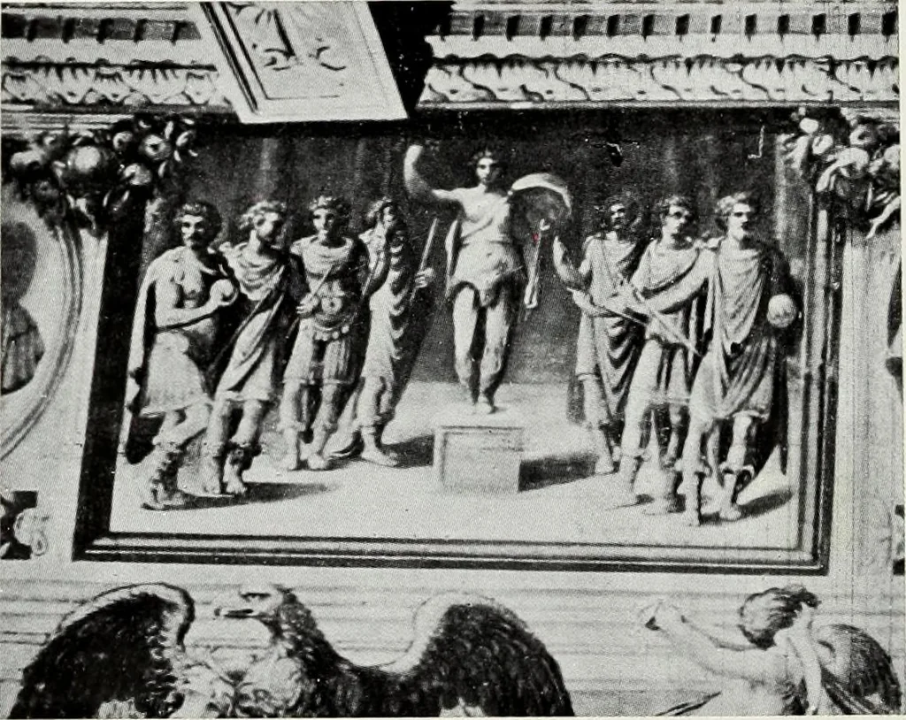 An illustration from Il Palazzo Vidoni in Roma appartenente al conte Filippo Vitali : monografia storica con illustrazioni, 1905, leaf 43