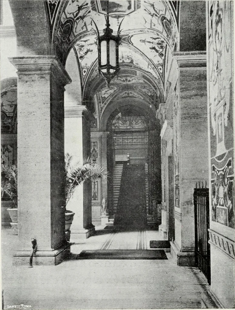 An illustration from Il Palazzo Vidoni in Roma appartenente al conte Filippo Vitali : monografia storica con illustrazioni, 1905, leaf 75