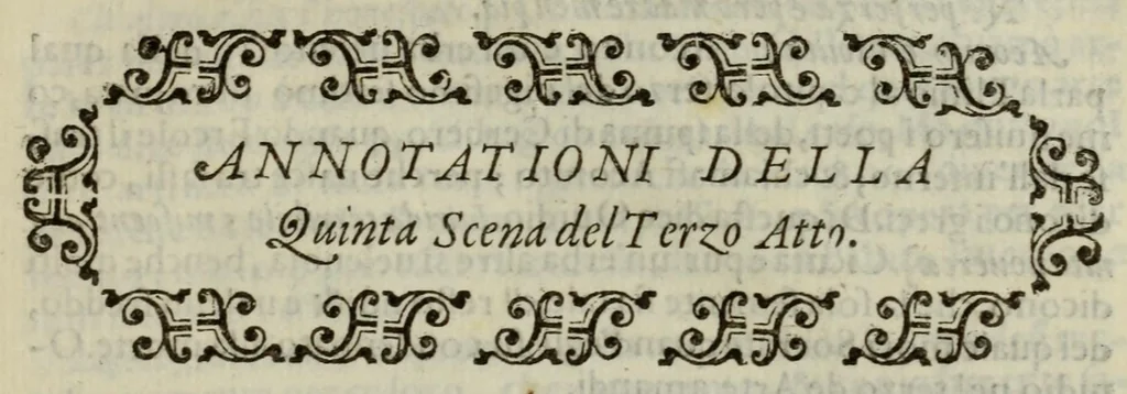 An illustration from Il pastor fido : tragicommedia pastorale, 1602, leaf 225