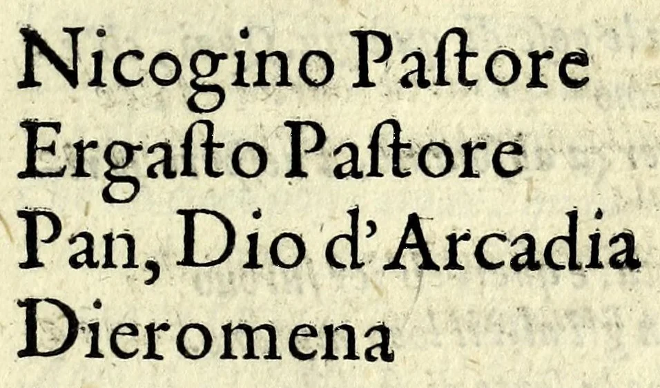An illustration from Il pentimento amoroso : nvova favola pastorale, 1576, leaf 19