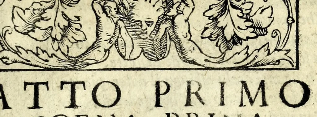 An illustration from Il pentimento amoroso : nvova favola pastorale, 1576, leaf 25