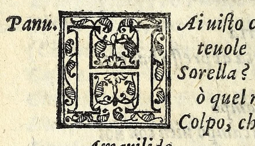 An illustration from Il pentimento amoroso : nvova favola pastorale, 1576, leaf 64