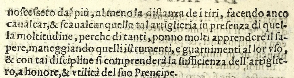 An illustration from Il perfeto bombardiero et real instruttione di artiglieri, 1626, leaf 216