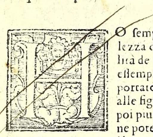 An illustration from Il perfetto cancellaresco corsivo, 1579, leaf 16