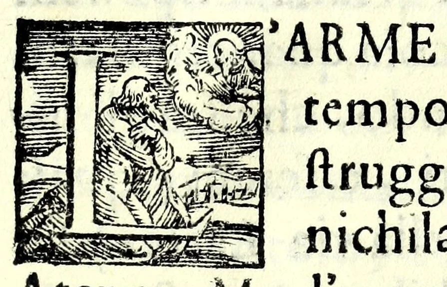 An illustration from Il Perideo : tragedia, 1621, leaf 5