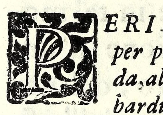 An illustration from Il Perideo : tragedia, 1621, leaf 8