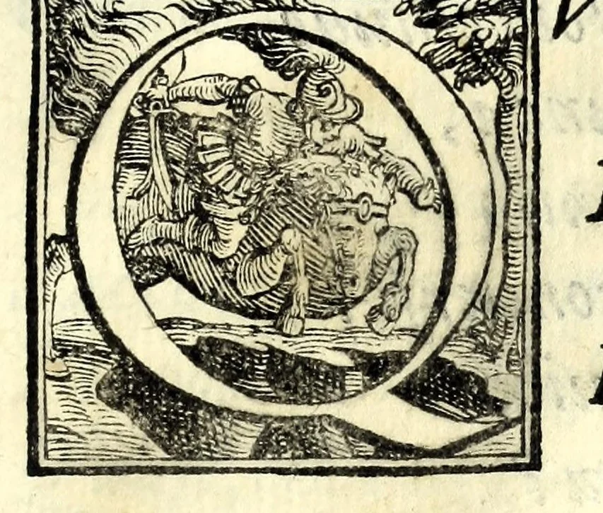 An illustration from Il Polidoro : tragedia, 1605, leaf 11