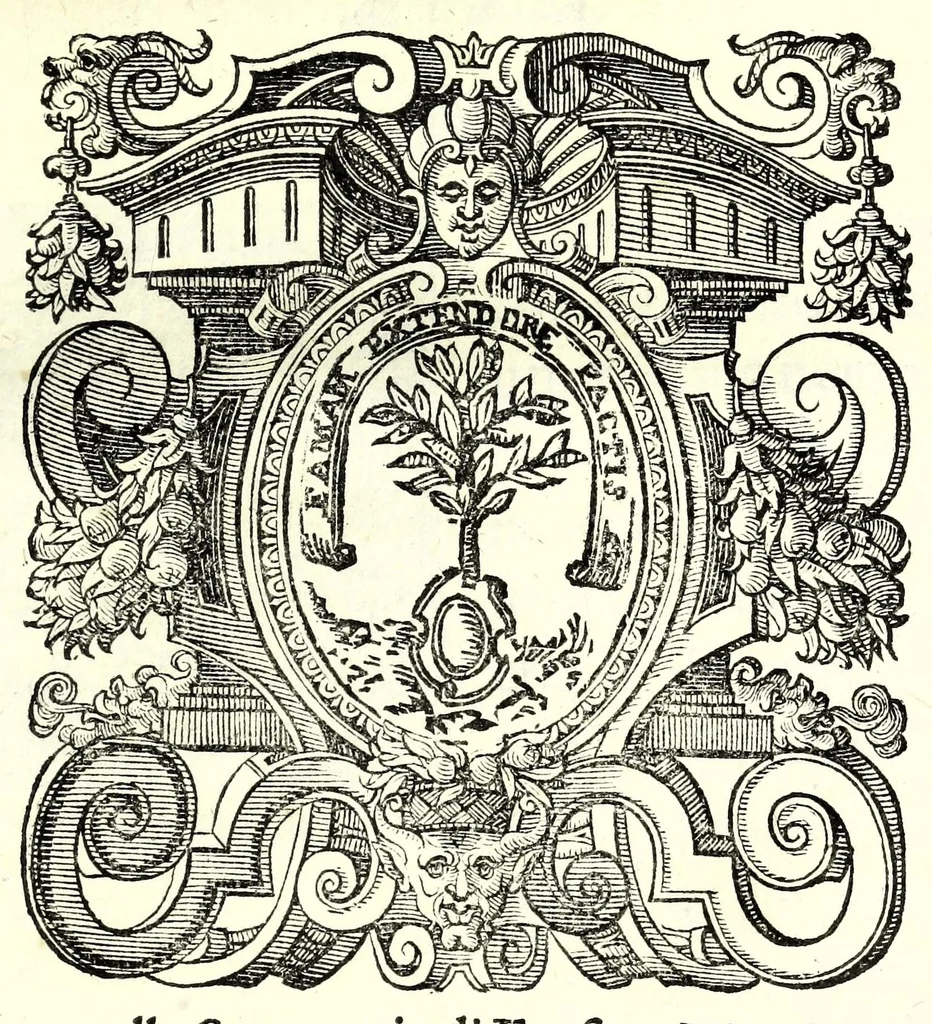 An illustration from Il Polidoro : tragedia, 1605, leaf 3