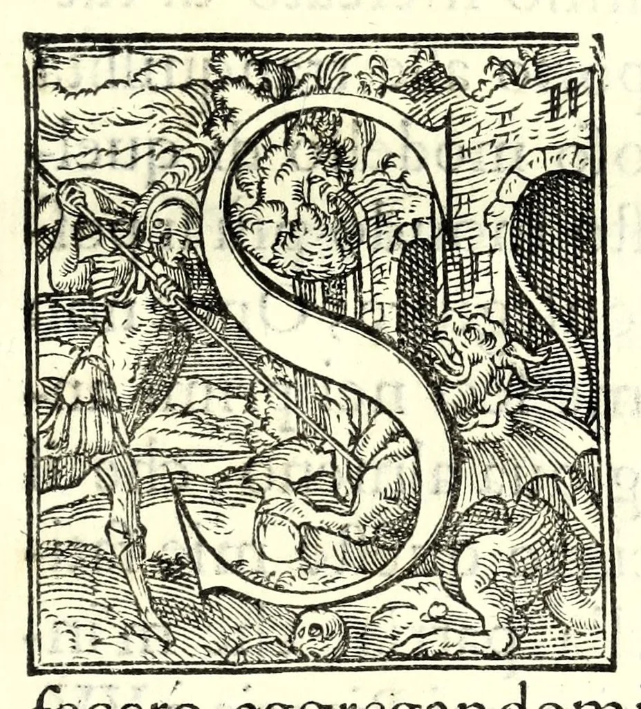 An illustration from Il Polidoro : tragedia, 1605, leaf 5
