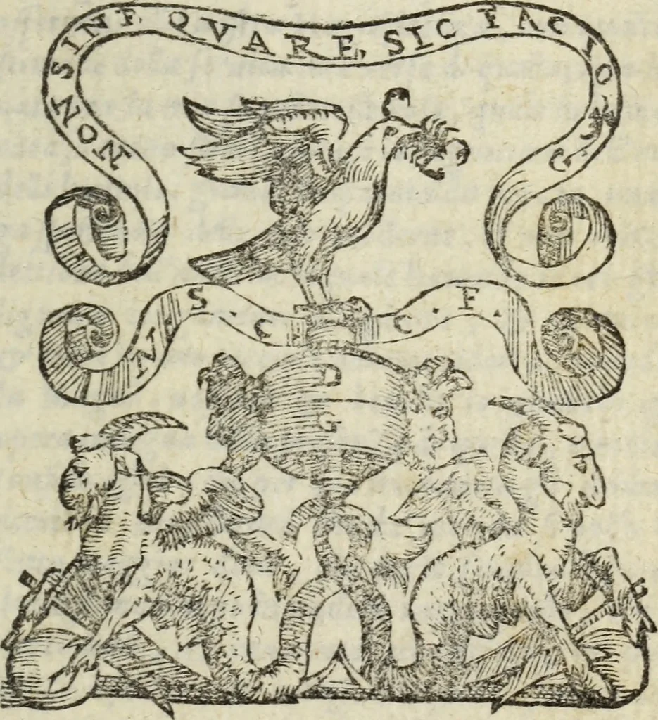 An illustration from Il prencipe di Nicolo Machiavelli : al magnifico Lorenzo di Piero de Medici ; La vita di Castrvccio Castracani da Luca ; Il modo, che tenne il dvca Valentino per ammazzare Vitellozzo Vitelli, Oliuerotto da Fermo, il S. Paolo, & Duca di Grauina ; I ritratti delle cose della Francia, & dell'Amagna, 1554, leaf 12