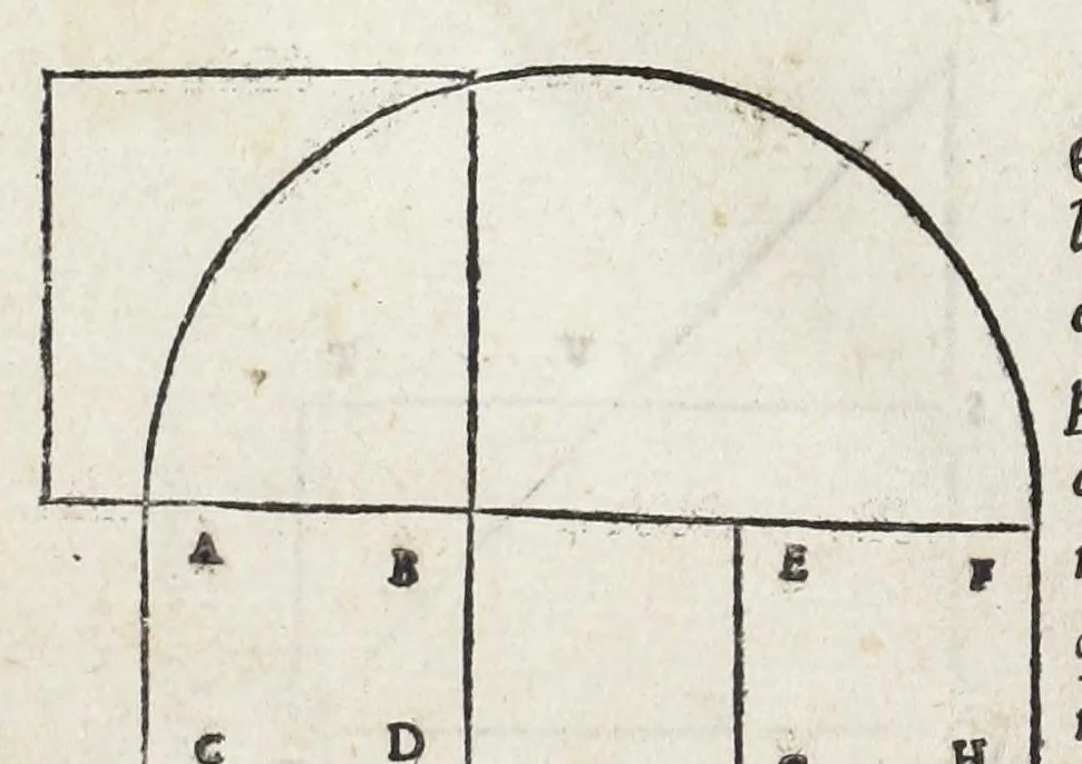 An illustration from Il primo[-secondo] libro d'architettura, 1551, leaf 12
