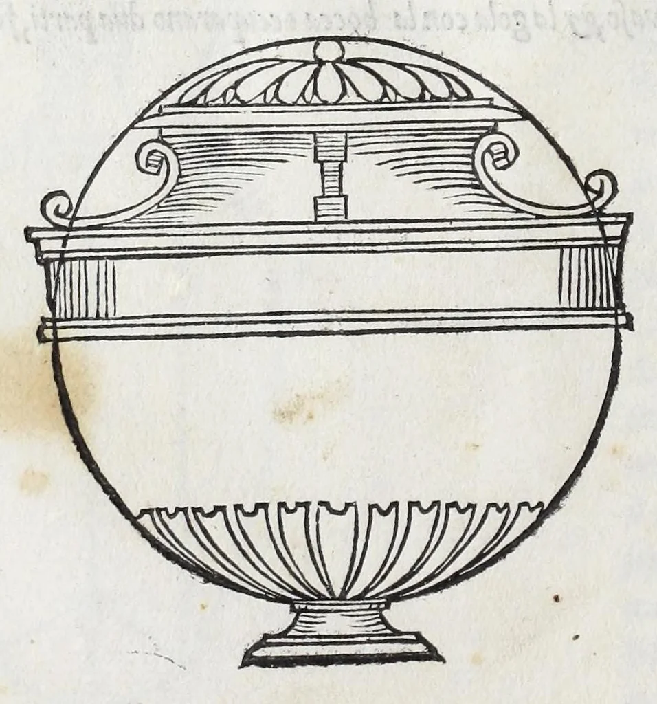 An illustration from Il primo[-secondo] libro d'architettura, 1551, leaf 28