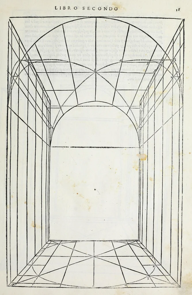 An illustration from Il primo[-secondo] libro d'architettura, 1551, leaf 65