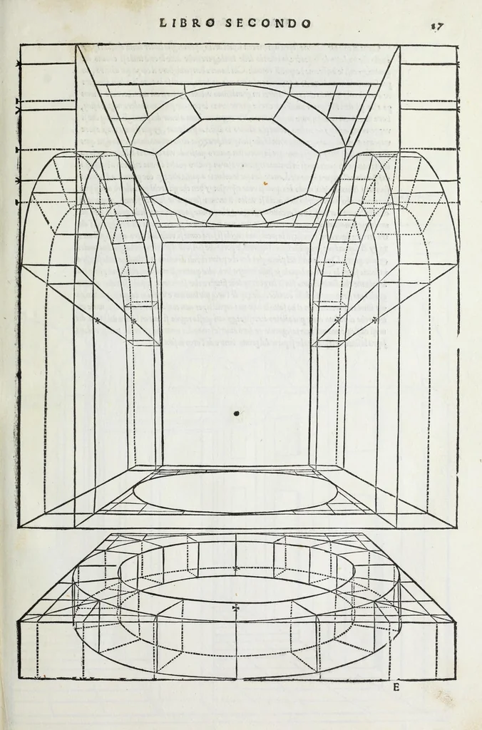 An illustration from Il primo[-secondo] libro d'architettura, 1551, leaf 69